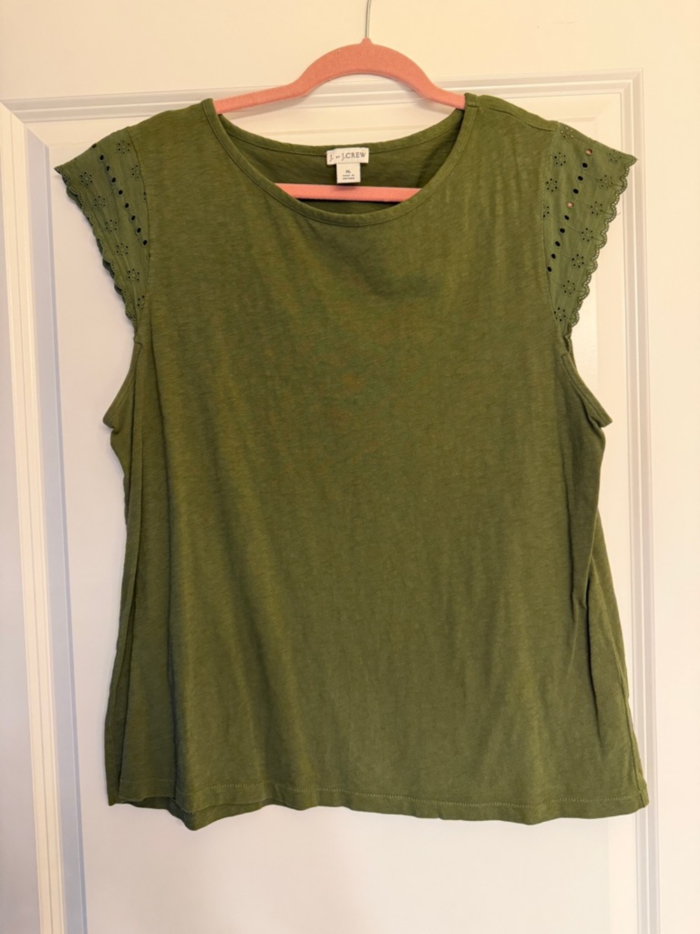 Green Cap Sleeve Shirt